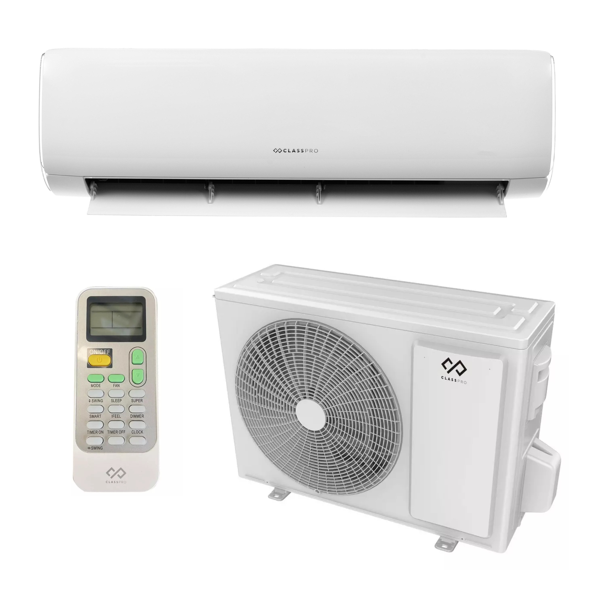 كلاس برو مكيف سبليت 18400 وحدة حرارية بريطانية، بارد، واي فاي